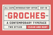 GROCHES, a Font by A.Budianto (Thumbnail 1 of 6)
