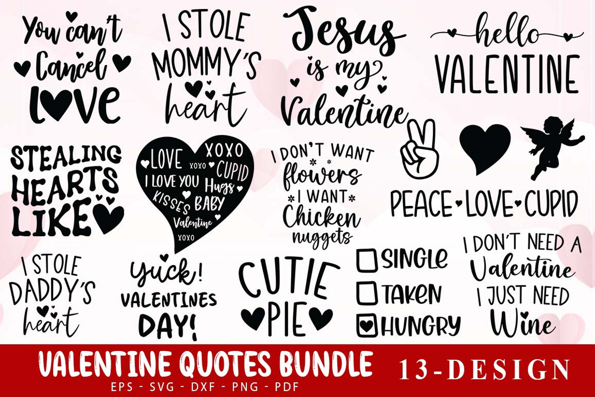 Valentine's Day Sublimation SVG Bund, an Object Graphic by FiveStarCrafting (Photo 1 of 8)