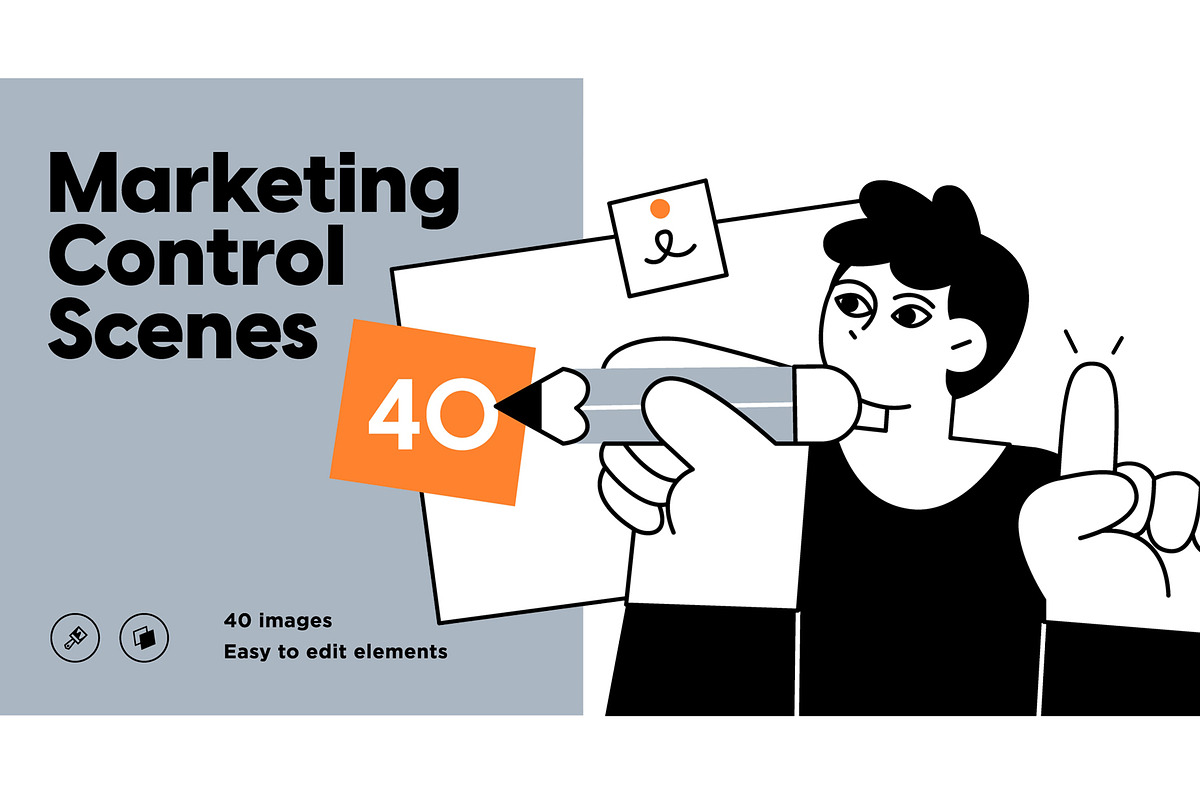 Business Marketing illustrations, a Person Illustration by StonePic (Photo 1 of 3)