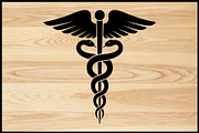 20 Caduceus Symbol Silhouette Set, an Illustration by hafijul (Thumbnail 4 of 4)