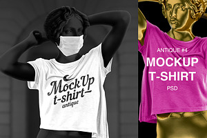 Mockup T-shirt Antique #4