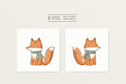 Winter fox, a Pattern Graphic by Olena Kuznietsova (Thumbnail 3 of 10)