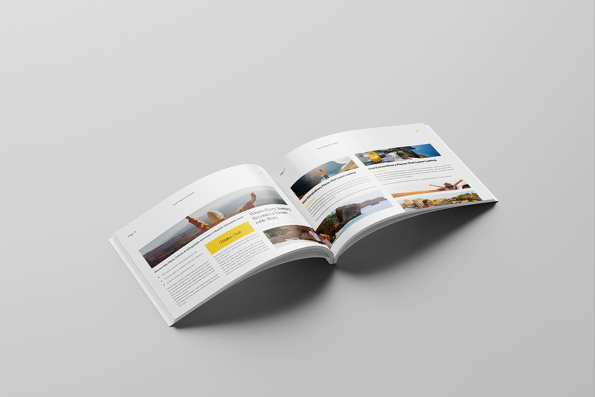 Travel Magazine Template, a Magazine Template by Spark_Creative (Photo 4 of 10)