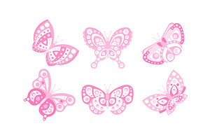 Flying Butterflies Collection