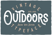 Outdoors Layered Font, a Font by VozzyStock (Thumbnail 3 of 7)