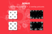 Snowflakes photoshop brush, a Brush Add-On by Olga Basheva (Thumbnail 7 of 7)