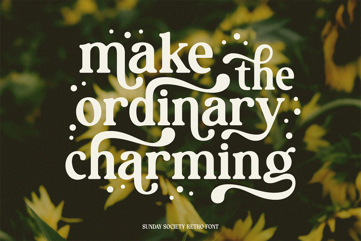 Sunday Society | Modern Retro Serif, a Serif Font by BlancaLab Studio (Photo 4 of 6)