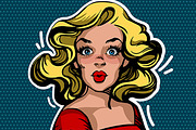 Pop art woman, an Illustration by Ira Cvetnaya (Thumbnail 1 of 6)