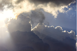 A Dramatic Sky Featuring Radiant, a Nature Photo by Lukas Jonaitis SHOP