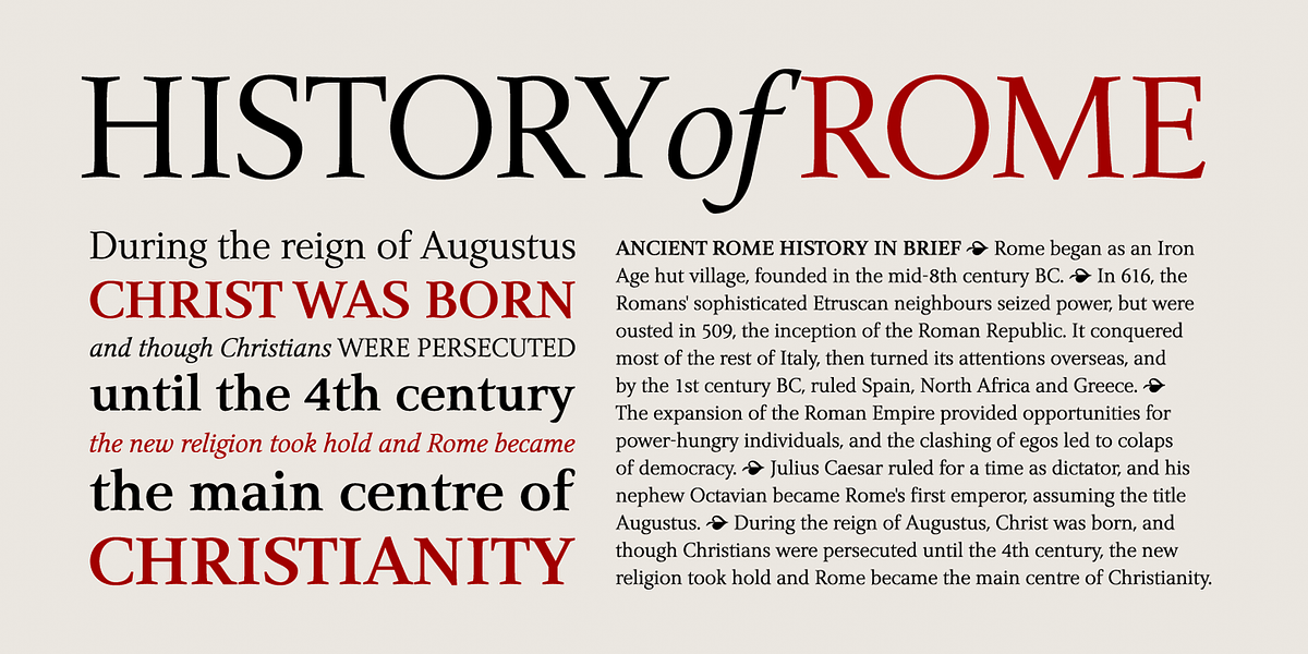Narration, a Serif Font by PESIC (Photo 4 of 8)