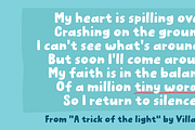 Tiny Words - a big difference!, a Font by pizzadudedotdk (Thumbnail 6 of 9)