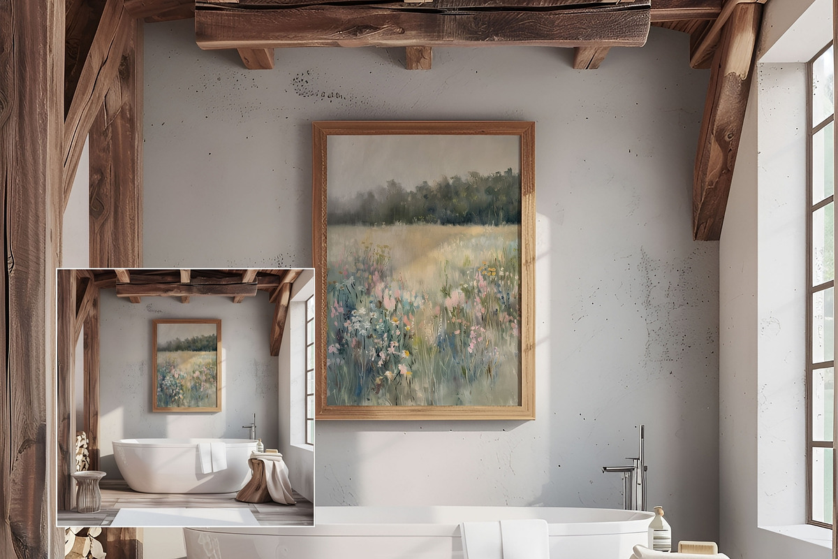 Luxury Bath 5x7 Frame Mockup FR-BA-1, a Household Mockup by Callistemon Creative (Photo 4 of 8)