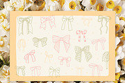 Coquette flowers & bows clip art, an Object Graphic by Cute Atelier (Thumbnail 4 of 9)