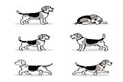 Running Dog Silhouette Collection, an Animal Illustration by Sohan Artistry (Thumbnail 3 of 3)