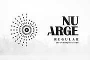 Nu Arge, a Serif Font by lelevien (Thumbnail 1 of 5)