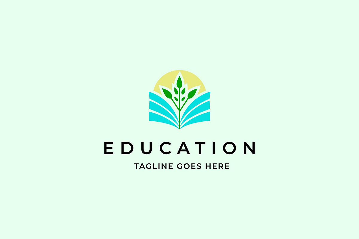 educational growth logo, a Branding & Logo Template by ZHR Creative