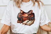 Western Cowgirl Book Clipart, an Illustration by Libby Wishes (Thumbnail 11 of 11)