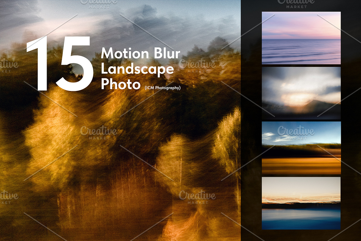 15 Motion Blur Landscape Photo, a Background Photo by Fun Fusion Design (Photo 1 of 11)