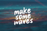 Aqua Tides - Brush Font, a Handwritten Font by Visual Blends (Thumbnail 3 of 6)