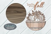 Hello Fall Sign SVG Laser Cut Files, a Graphic by Cloud9DesignSVG (Thumbnail 5 of 5)