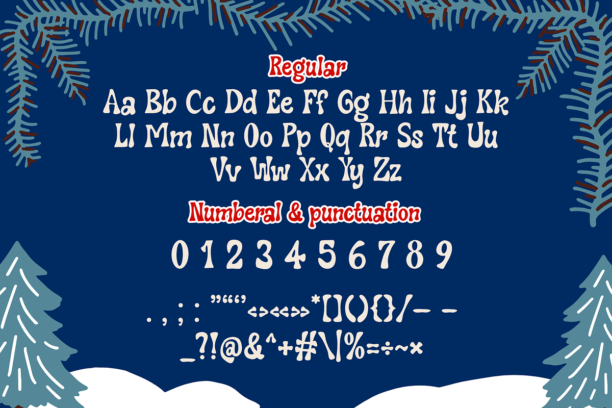 Jolly Christmas is a Christmas font, a Sans Serif Font by Brown Cupple (Photo 11 of 11)