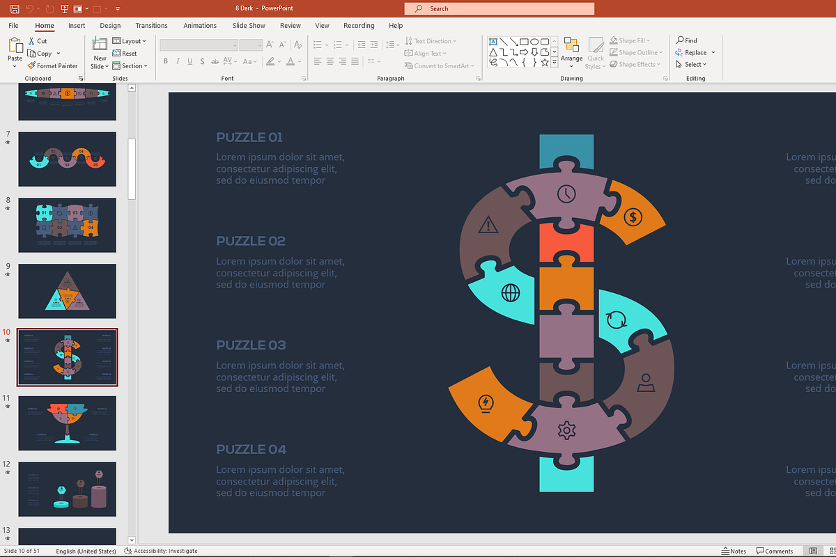 Impact Animated Template PowerPoint, a Presentation Template by Infographics project (Photo 12 of 13)