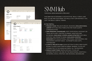 Notion SMM Hub For Freelancer