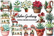 Christmas Indoor Gardening Clipart, an Illustration by Daily.Designs (Thumbnail 1 of 5)