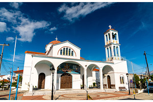 Saint Nicholas Church in Antirrio, an Architecture Photo by Leonid Andronov