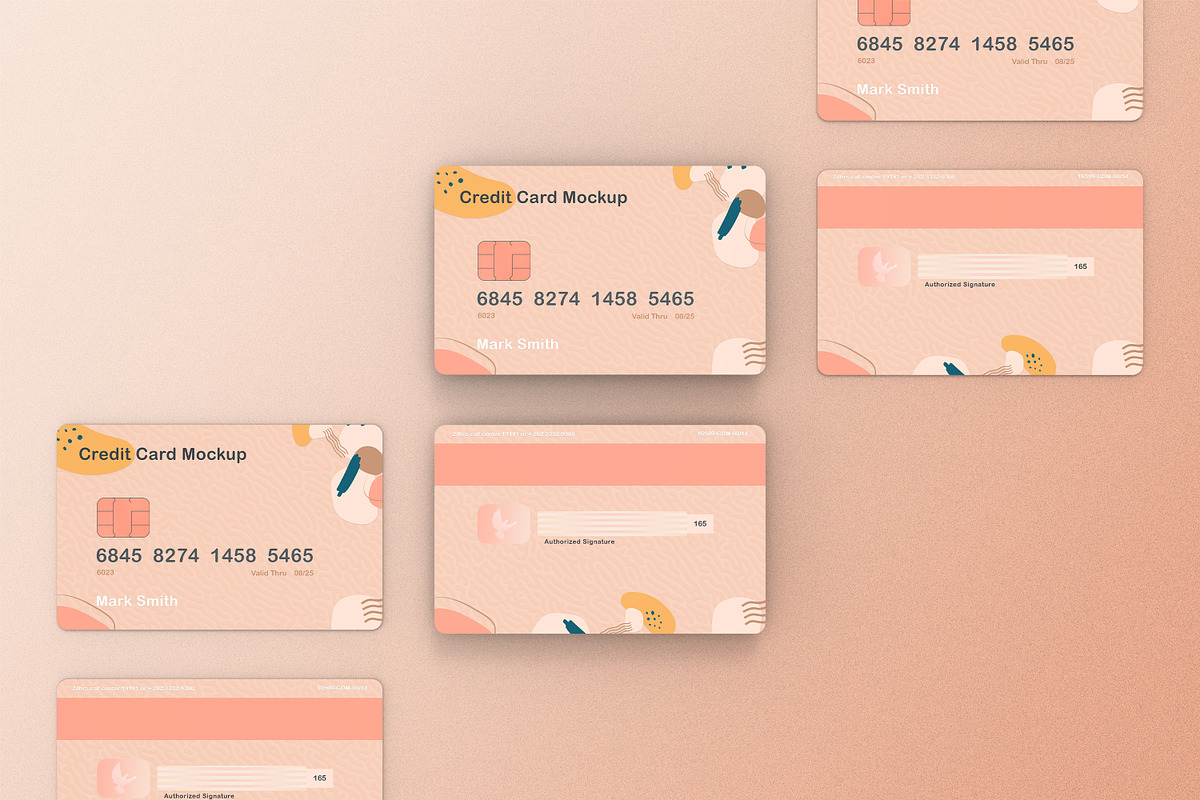 Credit Card Mockups Set | 51 PSD, a Print Template by ExplicitConcepts (Photo 25 of 51)