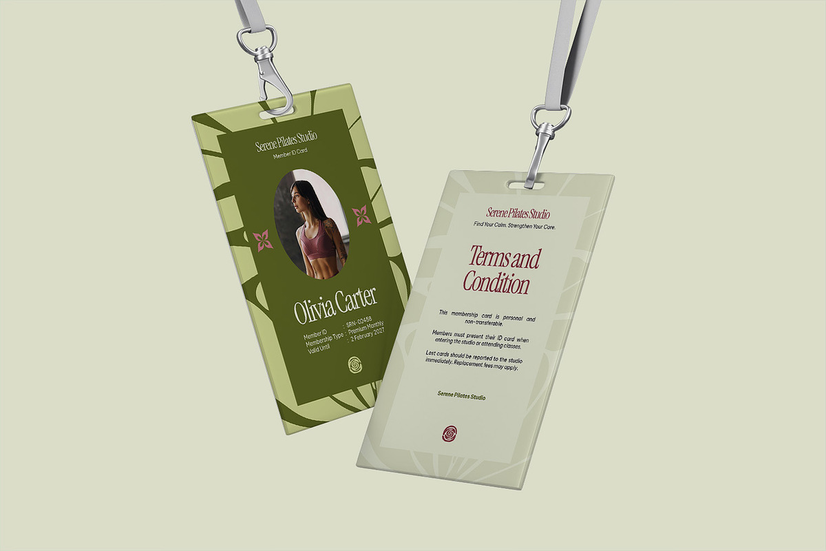 Serene - ID Card, a Card Template by StreaksideStd (Photo 3 of 3)