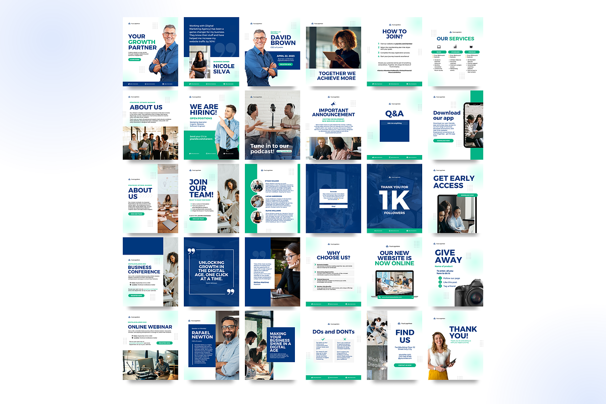 Canva Social Media Templates, a Social Media Template by Studio B | Canva Template (Photo 13 of 13)