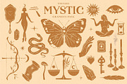 Retro Mystic Graphics Pack, an Object Graphic by Ayya Studio (Thumbnail 1 of 16)
