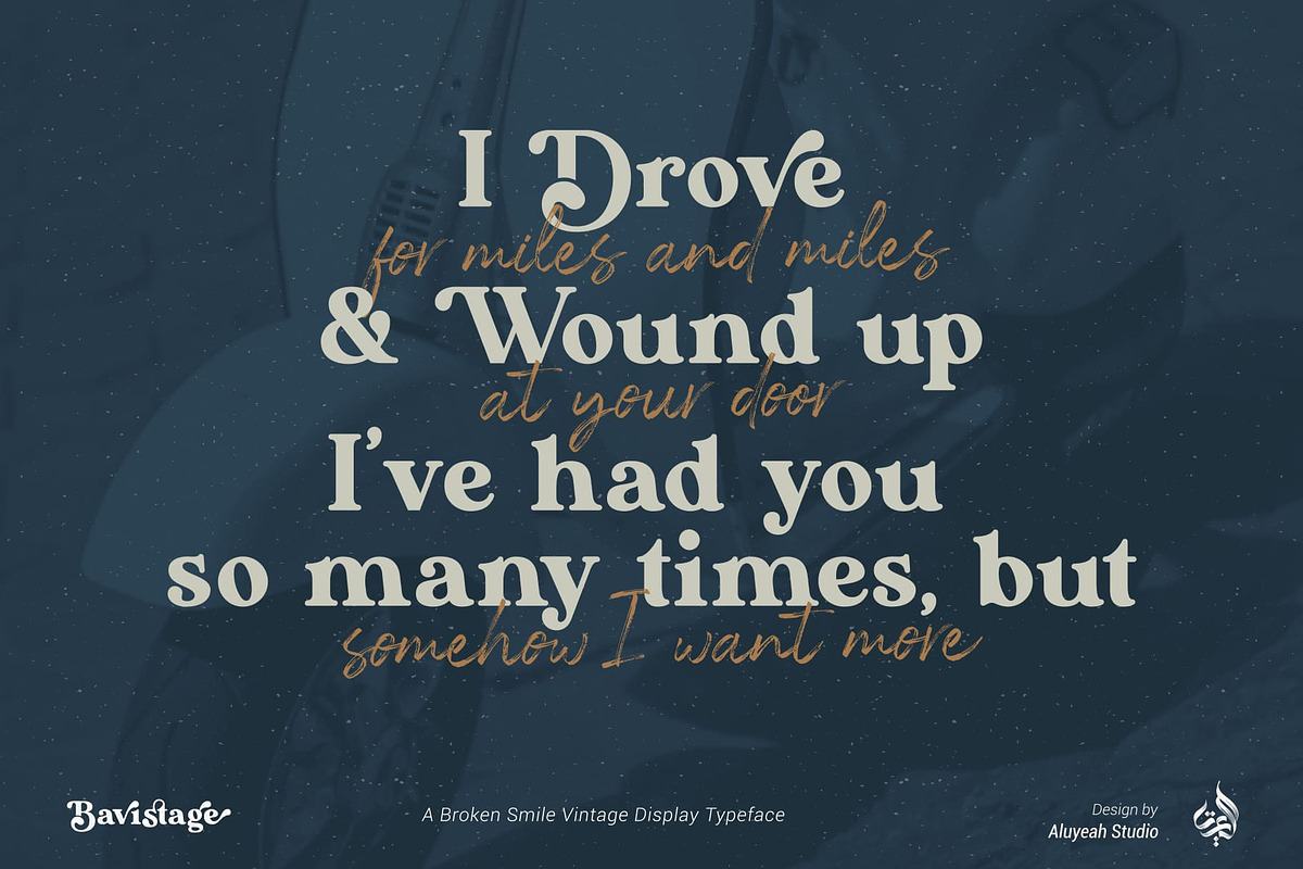Bavistage, a Serif Font by Aluyeah Studio (Photo 10 of 15)