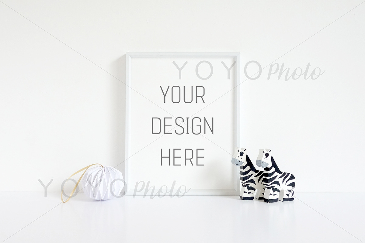 Nursery Styled Frame Mockup 8x10, a Print Template by YOYO Photo (Photo 1 of 2)