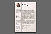 Soft Elegant Resume / CV Template, a Resume Template by velvetmade.designs (Thumbnail 3 of 5)