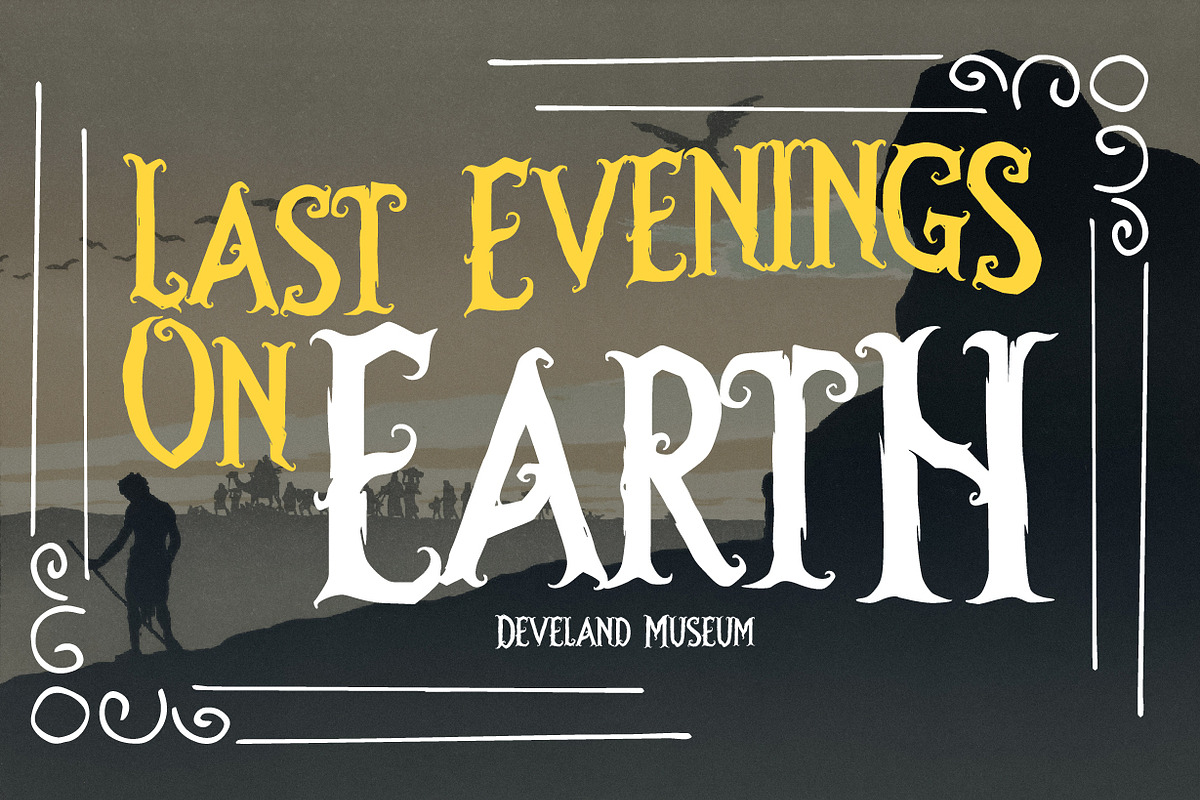 Halther - Fantasy Serif Display, a Blackletter Font by NuType (Photo 7 of 14)