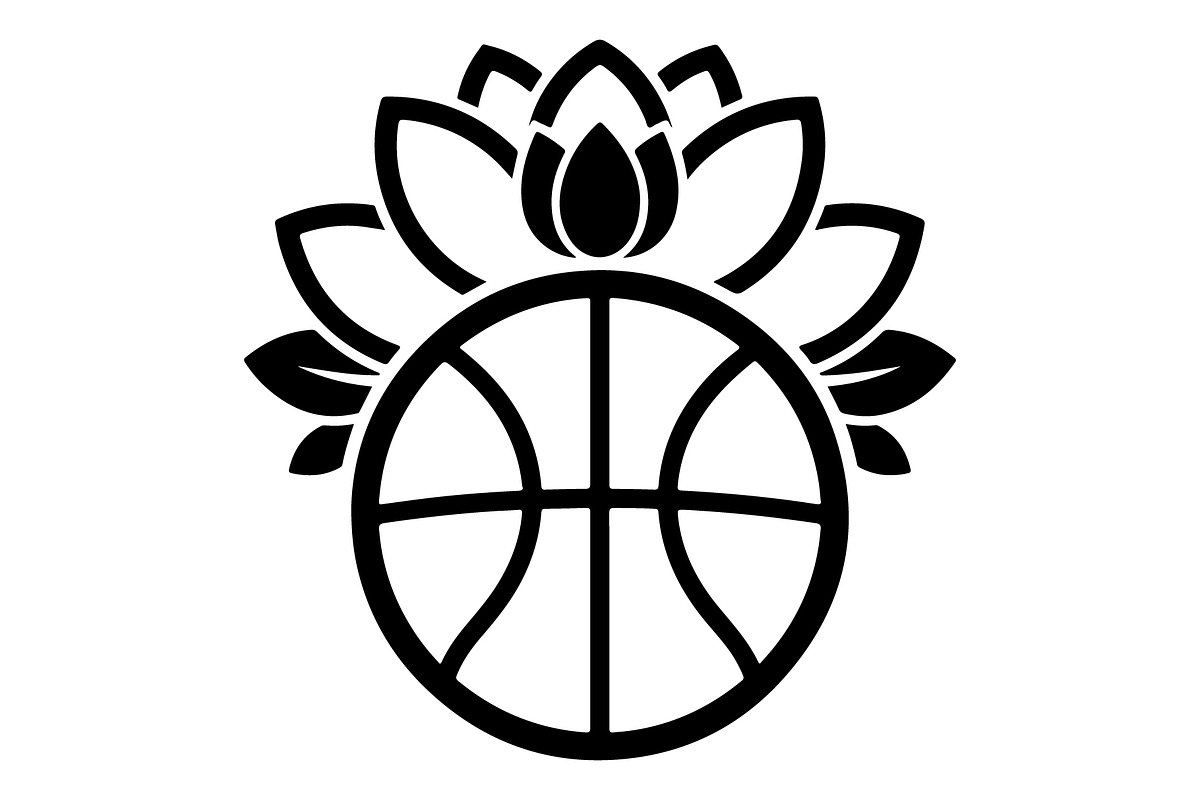 Basketball Lotus Emblem, an Object Graphic by Gfx_Store (Photo 6 of 15)