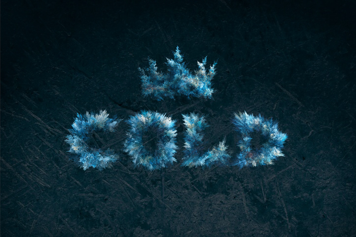 Frost Growths Letters Overlays, a Symbol Font by PhotoSpirit (Photo 4 of 8)