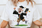 Whimsical Graduation Grandpa Clipart, an Illustration by designcity5 (Thumbnail 5 of 5)