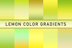 Lemon Color Gradients