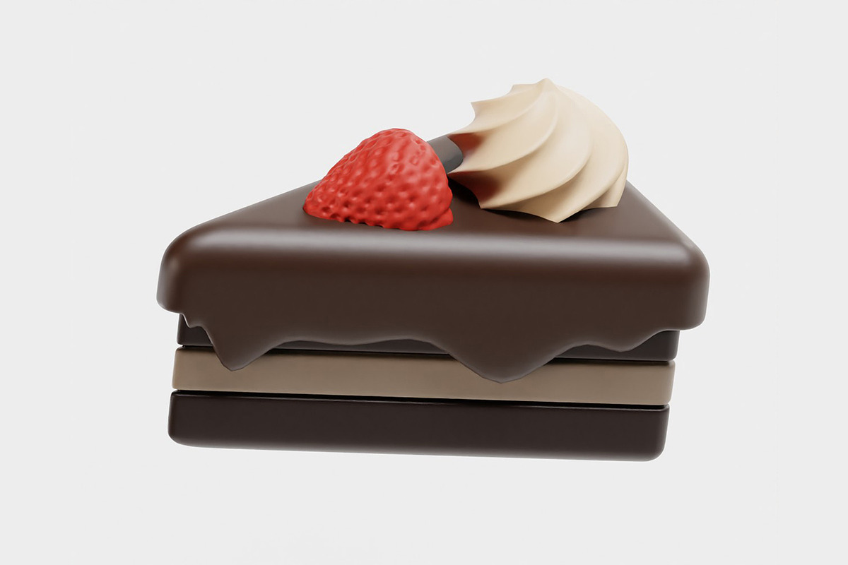 Birthday Cake, an Object 3D Model by fahad121 (Photo 6 of 7)