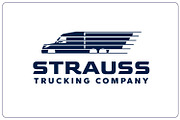Minimal Semi Truck Logo, a Branding & Logo Template by Suhandi (Thumbnail 1 of 4)