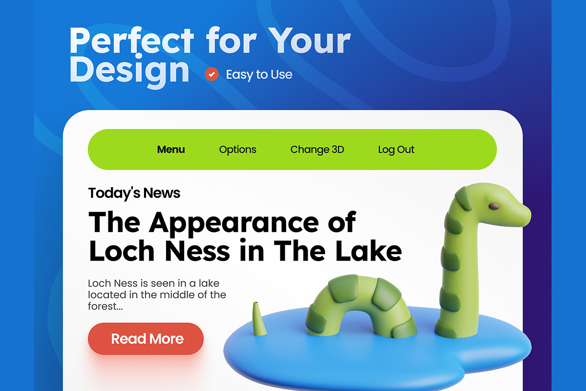 Scottish National Day 3D Icons, an Object 3D Model by Rakata Studio (Photo 4 of 7)