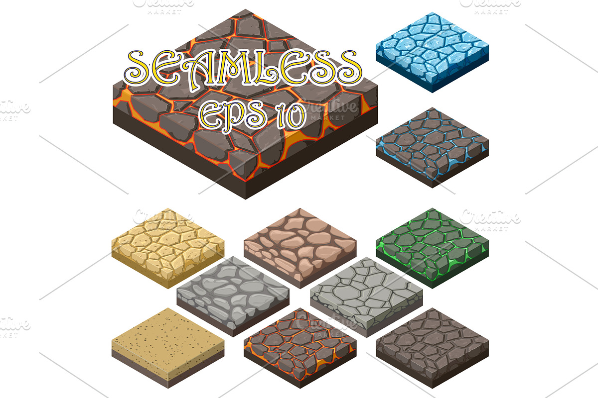 Game ground items., an Object Illustration by piter.goskov