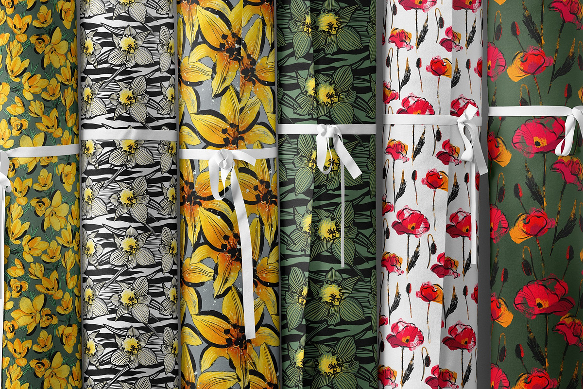 Spring Flowers, a Pattern Graphic by MarynArts (Photo 7 of 8)