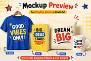 PlayPop Comic, a Slab Serif Font by Wow Magic (Thumbnail 2 of 5)