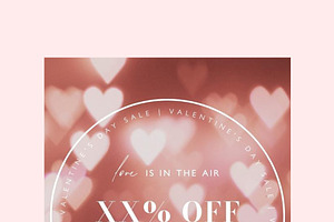 Valentine's Day Sale Email Template