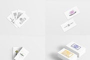Minimal Geometric Logo Marks, a Branding & Logo Template by Warna Works (Thumbnail 3 of 10)