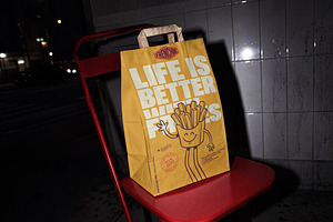 Kraft Paper Takeaway Bag Mockup, a Packaging Mockup by Designer Dude
